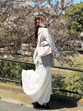 「ZARA（ザラ）のアイテム」を使った、amiさん（レディース・148cm）の春コーディネート