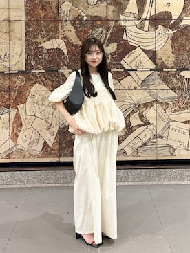 「アイテム（つなぎ/オールインワン）」を使った、amiさん（レディース・148cm）の夏コーディネート