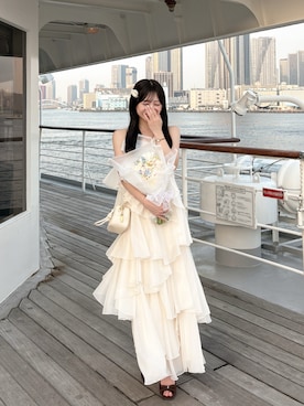 「SNIDEL（スナイデル）のアイテム」を使った、amiさん（レディース・148cm）の夏コーディネート