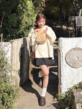 「アイテム（ソックス/靴下）」を使った、amiさん（レディース・148cm）の秋コーディネート