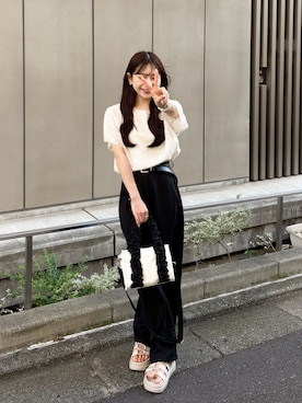 「アイテム（Tシャツ/カットソー）」を使った、amiさん（レディース・148cm・20代）の夏コーディネート