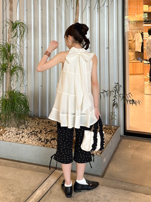 「LILY BROWN（リリーブラウン）のティアードアメスリブラウス（シャツ/ブラウス）」を使った、amiさん（レディース・148cm）の秋コーディネート