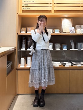 「アイテム（チャーム）」を使った、amiさん（レディース・148cm・20代）の秋コーディネート