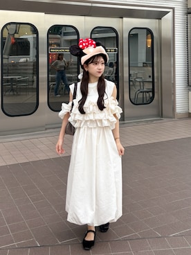 「アイテム（パンプス）」を使った、amiさん（レディース・148cm）の秋コーディネート