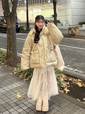 「アイテム（トートバッグ）」を使った、amiさん（レディース・148cm・20代）の冬コーディネート