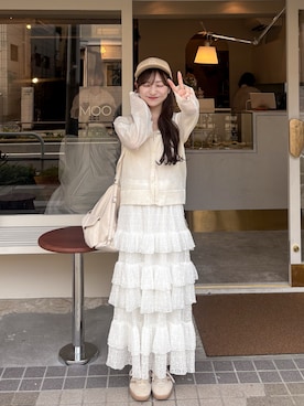 「adidas（アディダス）のアイテム」を使った、amiさん（レディース・148cm）の春コーディネート