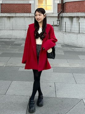 「UNIQLO（ユニクロ）のアイテム（ジャケット/アウター）」を使った、amiさん（レディース・148cm）の冬コーディネート