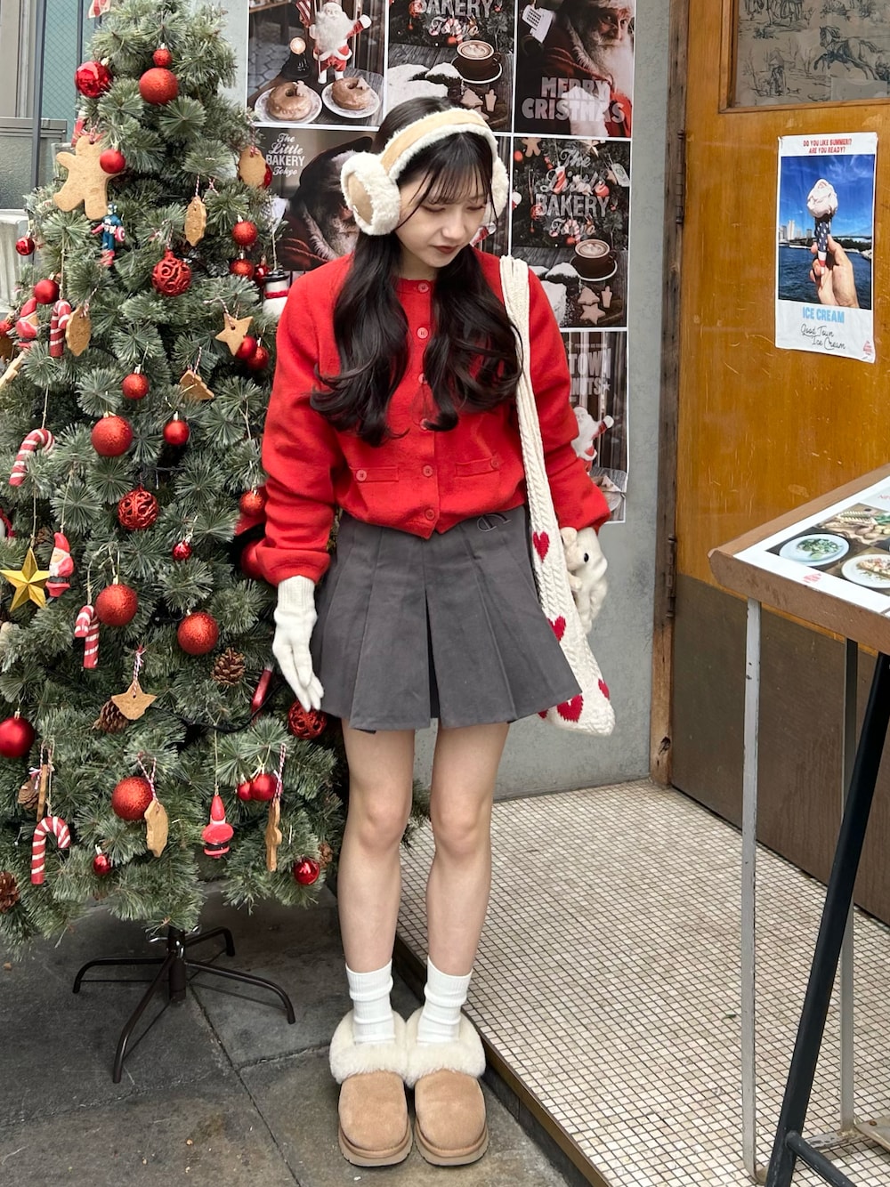 ♡ 【未使用】OBLI 白ボアスカート 1 / クリスマスのお呼ばれ・デートに◎ ♡ 【未使用】OBLI 白ボアスカート 1 / クリスマスのお呼ばれ・デート