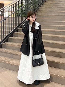 「アイテム（ブーツ）」を使った、amiさん（レディース・148cm）の秋コーディネート