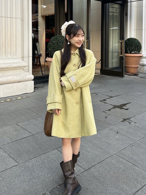 LILY BROWN ステンカラーウールコート Lily Brown ステンカラーウールコート