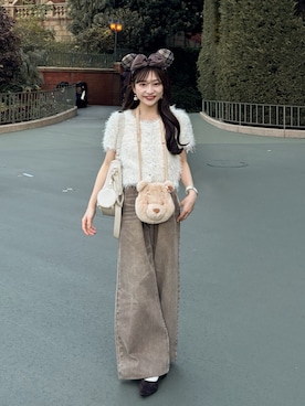 「アイテム（パンプス）」を使った、amiさん（レディース・148cm）の秋コーディネート