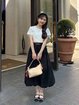 「アイテム（バッグ）」を使った、amiさん（レディース・148cm・20代）の夏コーディネート
