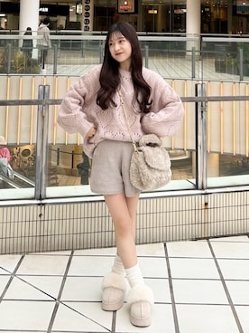 「Samantha Thavasa（サマンサタバサ）のアイテム」を使った、amiさん（レディース・148cm）の秋コーディネート