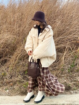 amiさん（レディース・148cm）の冬コーディネート