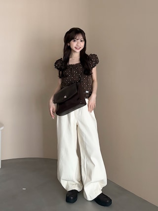 「mystic(ミスティック)のボリュームソールローファー(ブーツ)」を使った、amiさん(レディース・148cm)の秋コーディネート