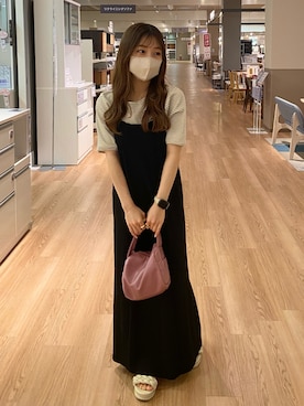 「BEAUTY&YOUTH UNITED ARROWS（ビューティーアンドユースユナイテッドアローズ）のアイテム（サンダル）」を使った、amiさん（レディース・148cm）の夏コーディネート