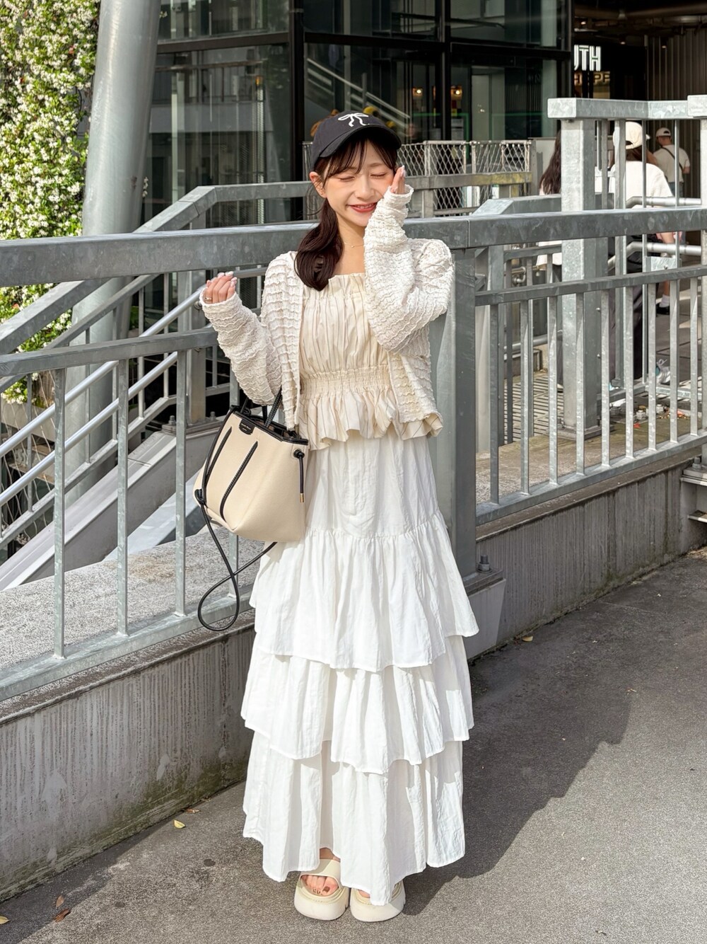 mysty woman｜【SサイズWEB限定】アシメティアードスカート