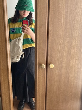 「AS KNOW AS plus（アズノゥアズプラス）のアイテム（ローファー）」を使った、igucheeseさん（レディース・163cm）の春コーディネート