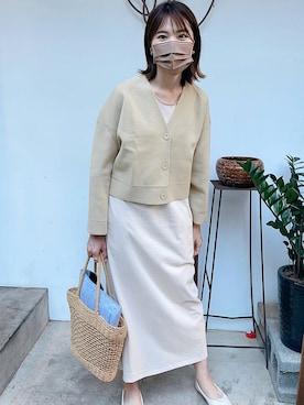 「Canal 4℃（カナルヨンドシー）のアイテム（アクセサリー）」を使った、FongFong さん（レディース・163cm）の秋コーディネート