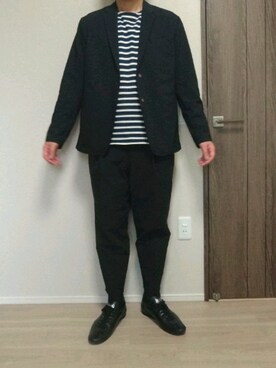 テーラードジャケットを使った 30代 のメンズ人気ファッションコーディネート Wear