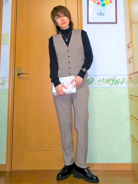 チェックセットアップ のメンズ人気ファッションコーディネート Wear