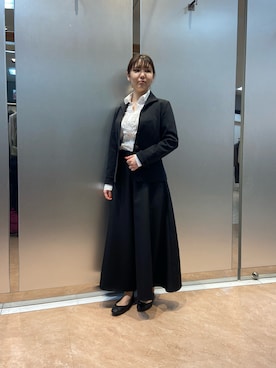 「NARACAMICIE（ナラカミーチェ）のアイテム」を使った、naさん（レディース・155cm）の冬コーディネート
