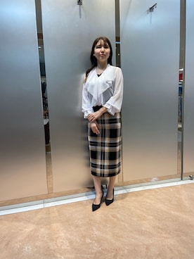 「NARACAMICIE（ナラカミーチェ）のアイテム」を使った、naさん（レディース・155cm）の冬コーディネート
