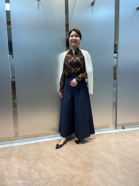 「NARACAMICIE（ナラカミーチェ）のアイテム（その他パンツ）」を使った、naさん（レディース・155cm）の冬コーディネート