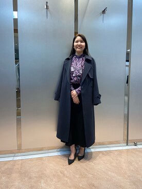 「ナラカミーチェ」｜「アイテム（ジャケット/アウター）」を使った、naさん（レディース・155cm）の秋コーディネート