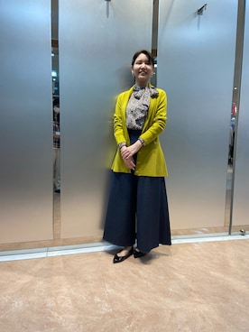 「NARACAMICIE（ナラカミーチェ）のアイテム（その他パンツ）」を使った、naさん（レディース・155cm）の秋コーディネート