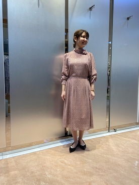 「幾何学柄」｜naさん（レディース・155cm）の秋コーディネート