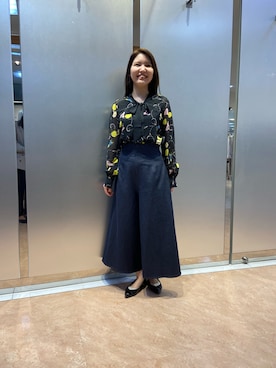 「NARACAMICIE（ナラカミーチェ）のアイテム（その他パンツ）」を使った、naさん（レディース・155cm）の秋コーディネート