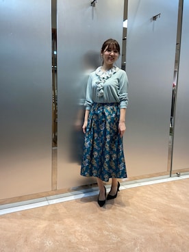 「NARACAMICIE（ナラカミーチェ）のアイテム」を使った、naさん（レディース・155cm）の冬コーディネート