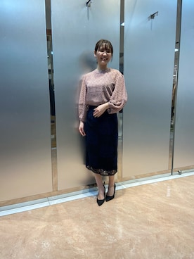「NARACAMICIE（ナラカミーチェ）のアイテム」を使った、naさん（レディース・155cm）の冬コーディネート