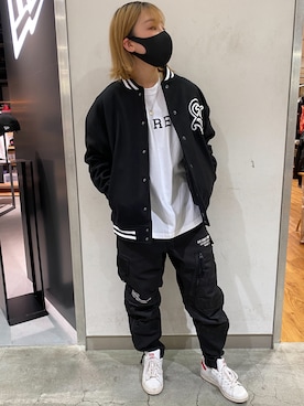 「ランチコーデ」｜「アイテム（ジャケット/アウター）」を使った、machiさん（レディース・163cm）の秋コーディネート