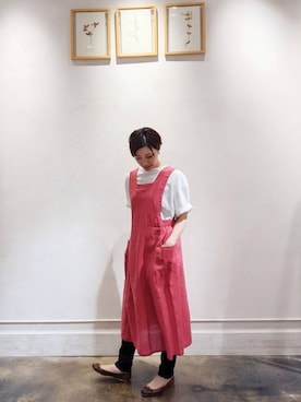 「BEARDSLEY」｜「アイテム（その他シューズ）」を使った、jomiyuさん（レディース・159cm）の夏コーディネート