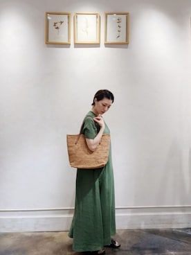 「BEARDSLEY」｜「アイテム（その他シューズ）」を使った、jomiyuさん（レディース・159cm）の夏コーディネート