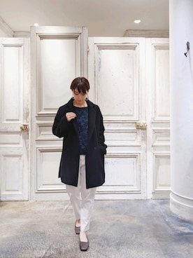 「BEARDSLEY」｜「アイテム（パンプス）」を使った、jomiyuさん（レディース・159cm）の秋コーディネート