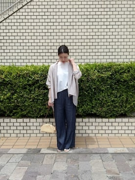 「BEARDSLEY」｜「アイテム（その他シューズ）」を使った、jomiyuさん（レディース・159cm）の夏コーディネート