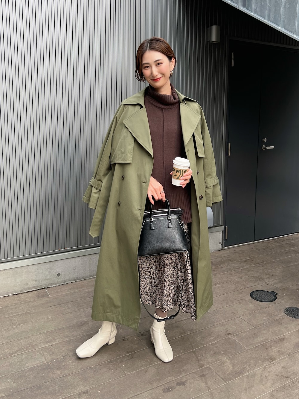 Spick and Span　manteco　トレンチコート　　カーキ　34 1648050146.jpg