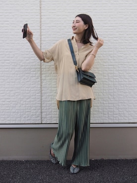 𝐲𝐮𝐫𝐢𝐚𝐧さん（レディース・172cm）の秋コーディネート