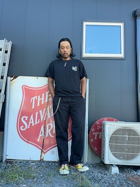 「アイテム（チノパンツ）」を使った、mtdr81さん（メンズ・180cm）の夏コーディネート