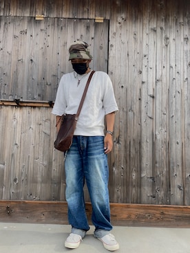 「COREFIGHTER（コアファイター）のアイテム」を使った、mtdr81さん（メンズ・180cm）の夏コーディネート