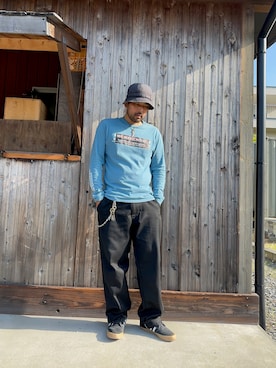 「SKULL SKATES（スカルスケーツ）のアイテム」を使った、mtdr81さん（メンズ・180cm）の春コーディネート