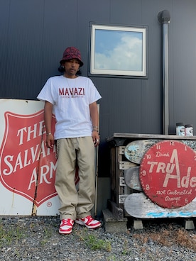「アイテム（チノパンツ）」を使った、mtdr81さん（メンズ・180cm・40代）の夏コーディネート