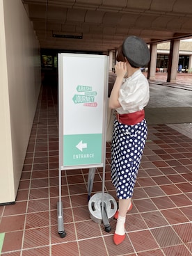 「GU（ジーユー）のアイテム（パンプス、オレンジ系）」を使った、ヒカルさん（レディース）の秋コーディネート