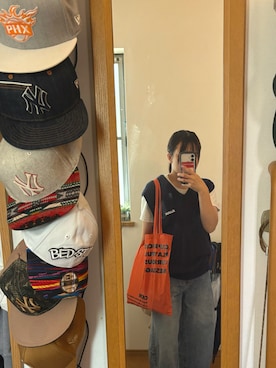 「アイテム（トートバッグ）」を使った、ぽるてぃんさん（レディース・156cm・10代）の秋コーディネート
