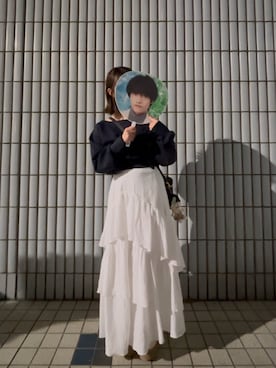 「one after another NICE CLAUP（ワンアフターアナザーナイスクラップ）のアイテム」を使った、ひなたさん（レディース・151cm）の春コーディネート