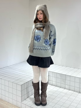 「アイテム（その他シューズ）」を使った、ayahaさん（レディース・155cm）の秋コーディネート