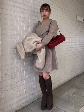 ayahaさん（レディース・155cm）の冬コーディネート